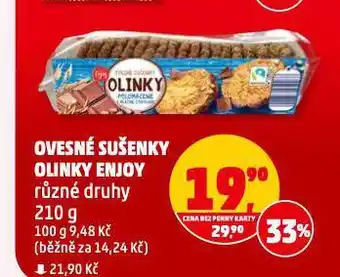 Penny Market Ovesné sušenky olinky nabídka