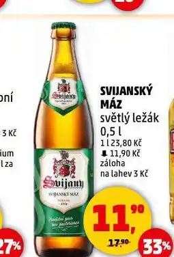 Penny Market Pivo svijanský máz nabídka