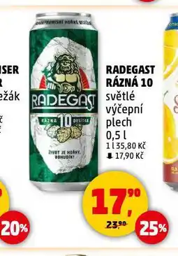 Penny Market Pivo radegast nabídka