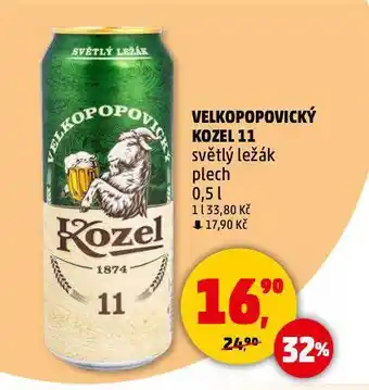 Penny Market Pivo velkopopovický kozel nabídka