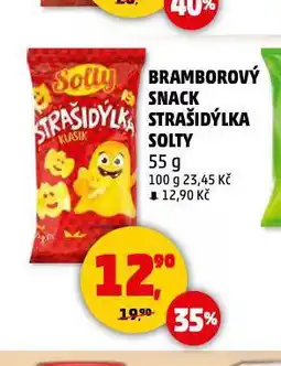 Penny Market Bramborový snack strašidýlka solty nabídka