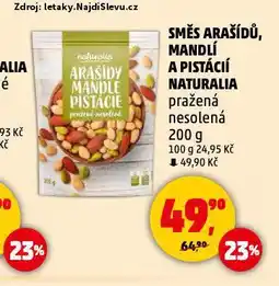 Penny Market Směs arašídů, mandlí a pistácií nabídka