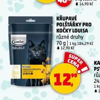 Penny Market Křupavé polštářky pro kočky louisa nabídka