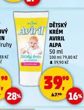 Penny Market Dětský krém aviril alpa nabídka