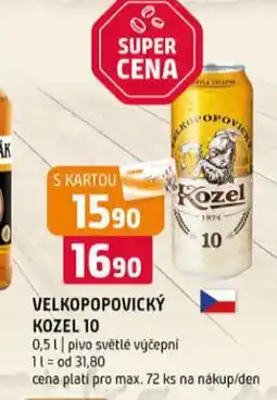 Terno Pivo velkopopovický kozel nabídka