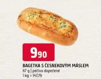 Terno Bageta s česnekovým máslem nabídka