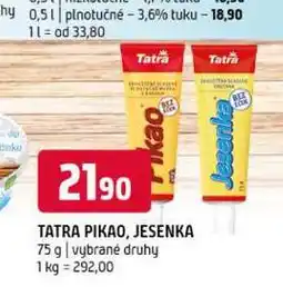 Terno Tatra jesenka nabídka