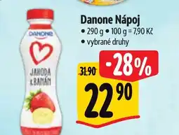 Albert Danone Nápoj nabídka