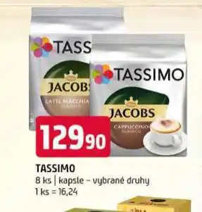 Terno Tassimo kávové kapsle nabídka