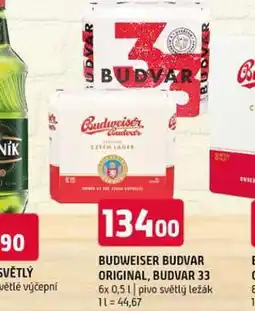 Terno Pivo budvar 33 nabídka