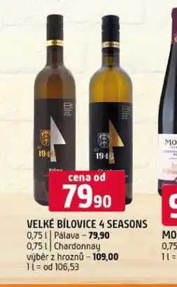 Terno Velké bílovice chardonnay nabídka