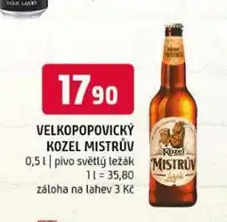 Terno Pivo velkopopovický kozel nabídka