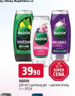 Terno Radox sprchový gel nabídka