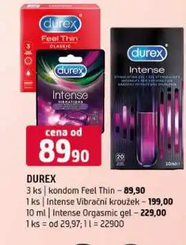 Terno Durex intense orgasmic gel nabídka