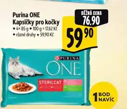 Albert Purina ONE Kapsičky pro kočky nabídka