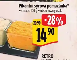 Albert Pikantní sýrová pomazánka nabídka