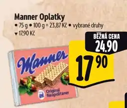 Albert Manner Oplatky nabídka