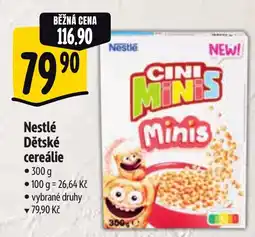 Albert Nestlé Dětské cereálie nabídka