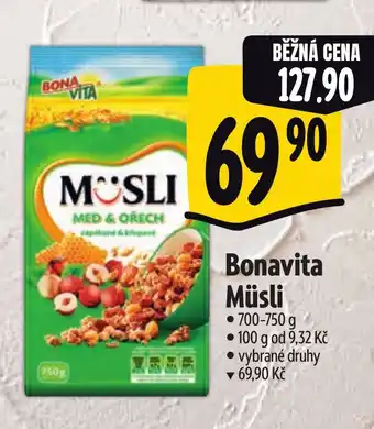 Albert Bonavita Müsli nabídka