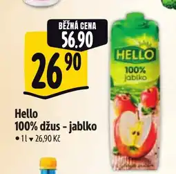 Albert Hello 100% džus - jablko nabídka