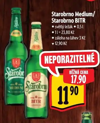 Albert Starobrno Medium/ Starobrno BITR nabídka