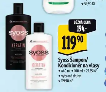 Albert Syoss Šampon/ Kondicionér na vlasy nabídka