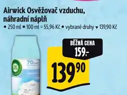 Albert Airwick Osvěžovač vzduchu, náhradní náplň nabídka