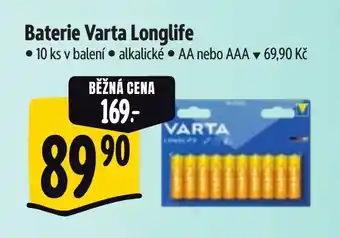 Albert Baterie Varta Longlife nabídka