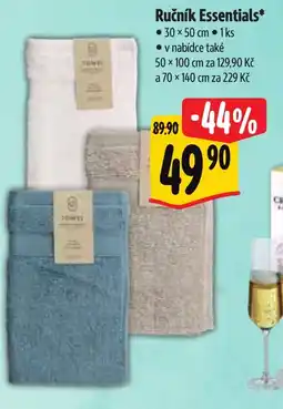 Albert Ručník Essentials* nabídka