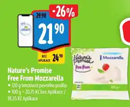 Albert Nature's Promise Free From Mozzarella nabídka