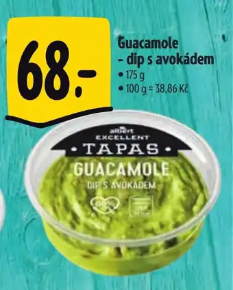 Albert Guacamole - dip s avokádem nabídka