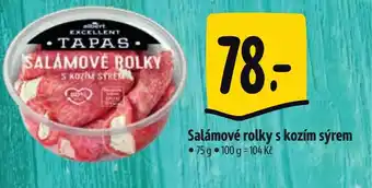 Albert Salámové rolky s kozím sýrem nabídka