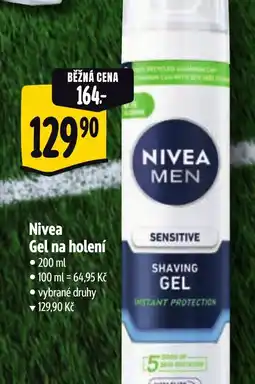 Albert Nivea Gel na holení nabídka