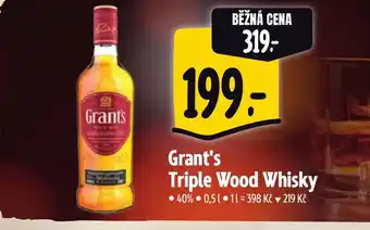 Albert Grant's Triple Wood Whisky nabídka