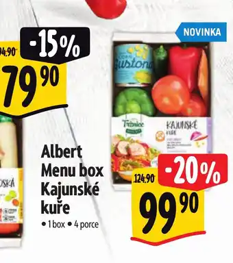 Albert Albert Menu box Kajunské kuře nabídka