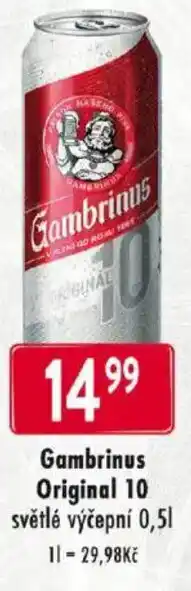 Qanto Gambrinus Original 10 nabídka