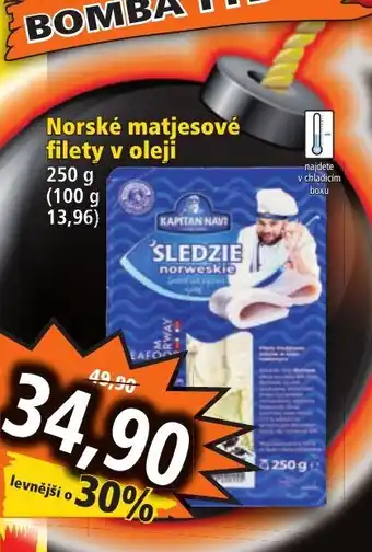 Norma Norské matjesové filety v oleji nabídka