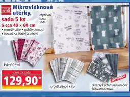 Norma Mikrovláknové utěrky, nabídka