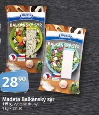 Coop Madeta Balkánský sýr nabídka