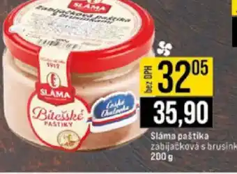 Jip Sláma paštika zabijačková s brusinkami nabídka