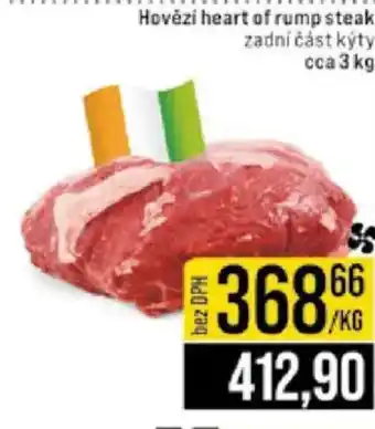 Jip Hovězí heart of rump steak nabídka