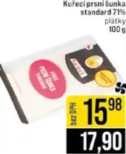 Jip Kuřecí prsni šunka standard 71% nabídka