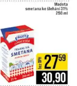 Jip Madeta smetana ke šlehání 31% nabídka