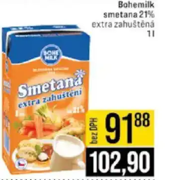 Jip Bohemilk smetana 21% nabídka