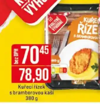 Jip Kuřecí řízek s bramborovou kaši nabídka