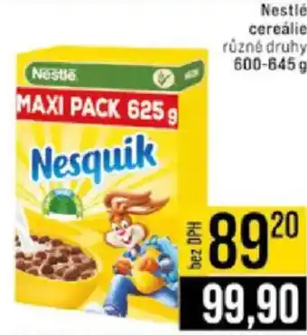 Jip Nestlé cereálie nabídka