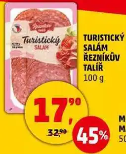 Penny Market TURISTICKÝ SALÁM ŘEZNÍKŮV TALÍŘ, 100 g nabídka