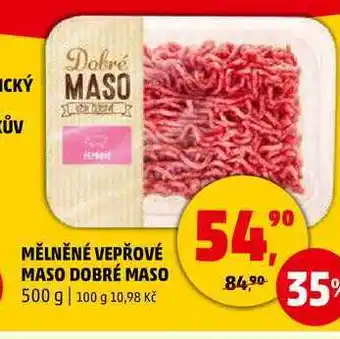 Penny Market MĚLNĚNÉ VEPŘOVÉ MASO DOBRÉ MASO, 500 g nabídka