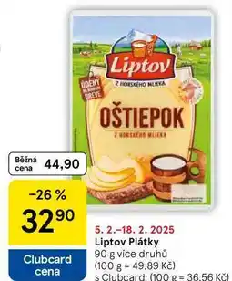 Tesco Liptov Plátky, 90 g nabídka