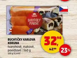 Penny Market BUCHTIČKY KARLOVA KORUNA tvarohové, makové, povidlové, 360 g nabídka